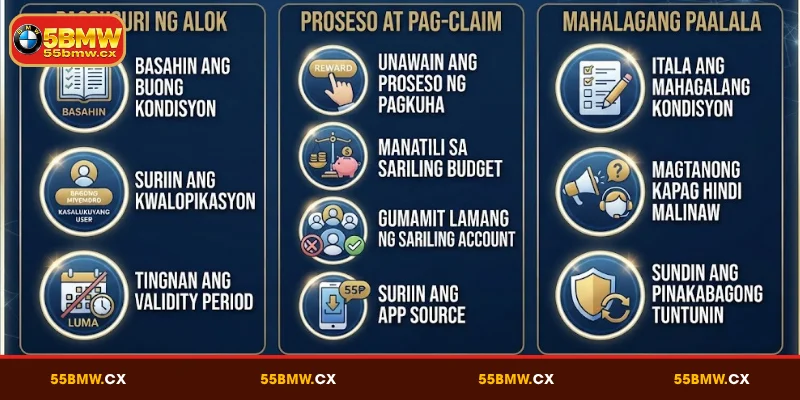Mga Alituntunin Bago Sumali sa mga Programa