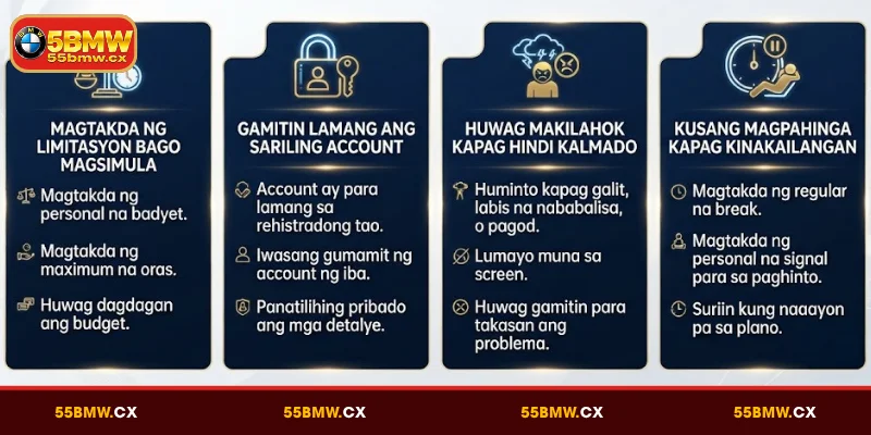 Mga Gabay Para sa Responsableng Gawi sa Paglalaro