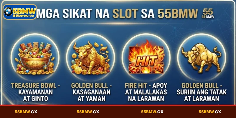 Mga Slot na Kapansin-pansin sa 55BMW