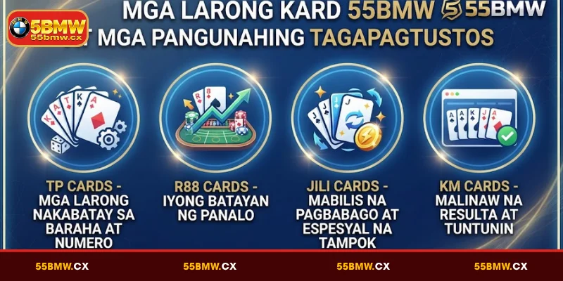 Mga Tagapagtustos na Kabilang sa Mga Larong Kard 55BMW
